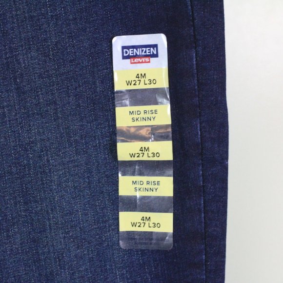 Women's Levi's Denizen Stretch Mid Rise size 4M - Picture 3 of 13